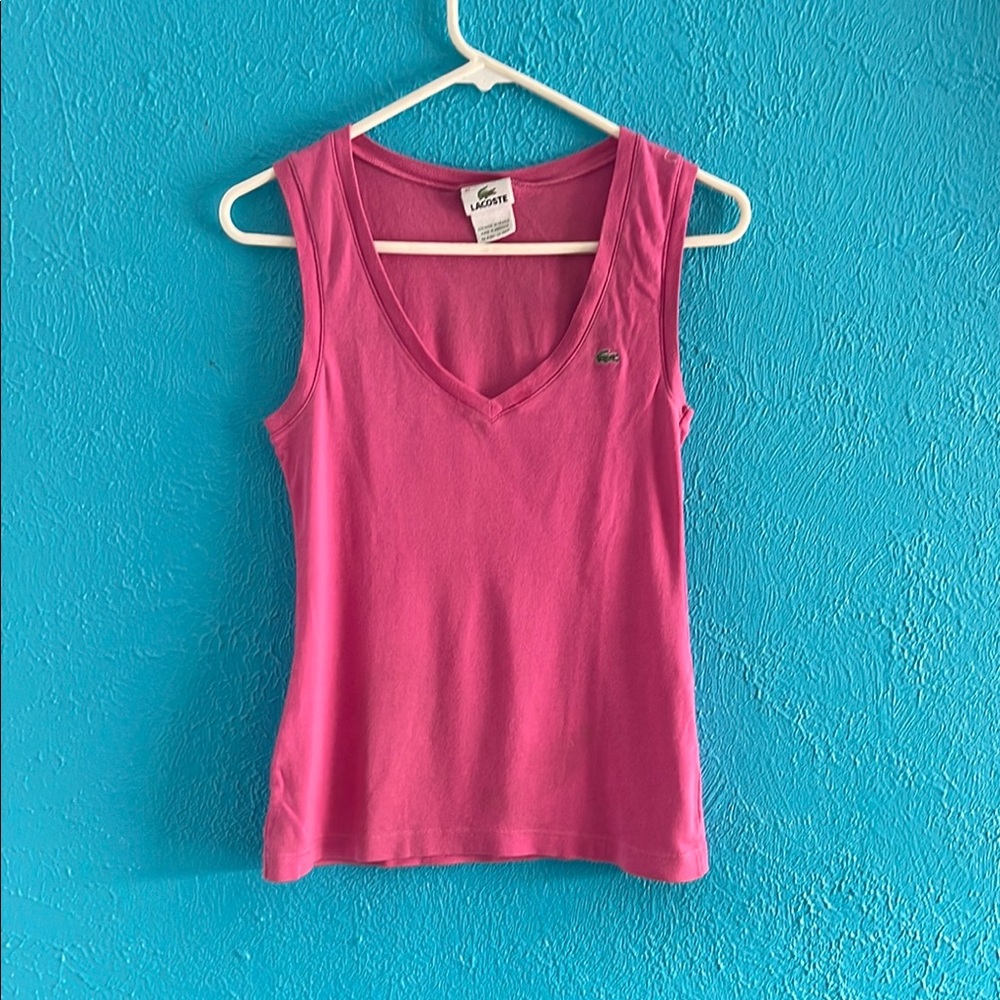 5 for 20 Lacoste Pink Sleeveless Top